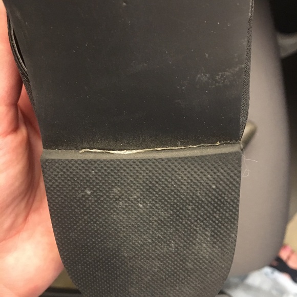 ASOS Snakeskin ๐ Pointy-Toe Oxford Flats Sz 9 - Picture 6 of 6